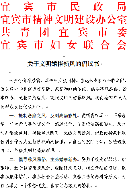 關于文明婚俗新風的倡議書1.png